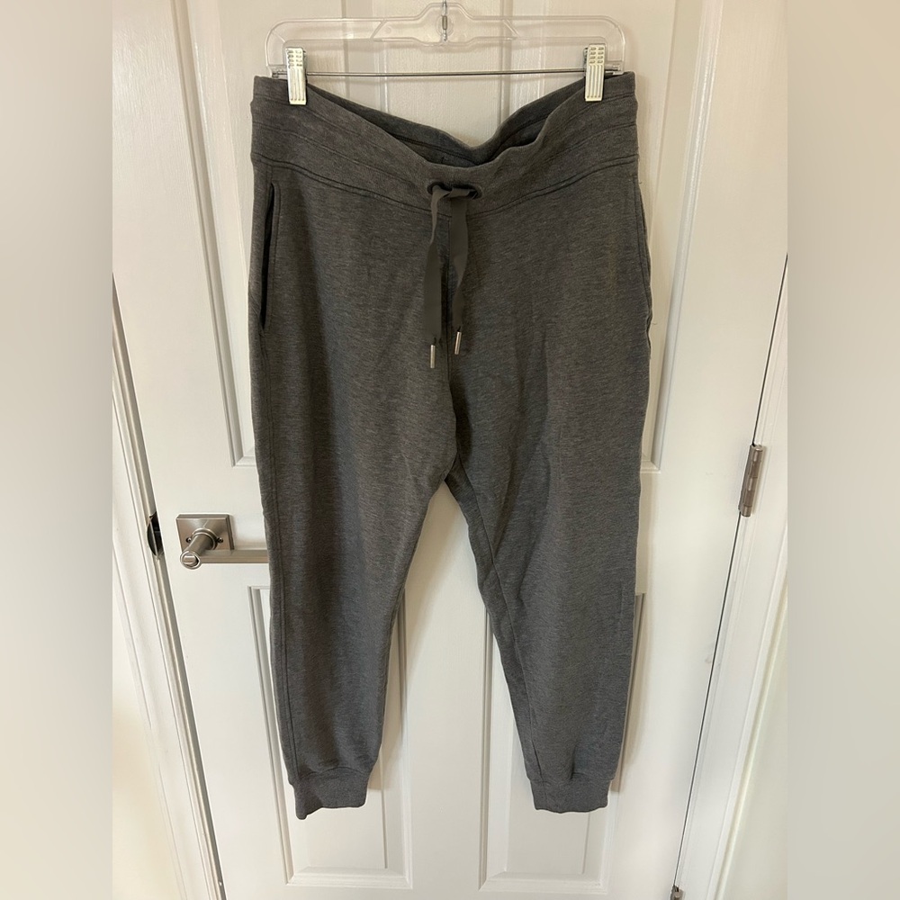 Athleta Women's Balance Joggers In Medium Grey Heather - Picture 2 of 4